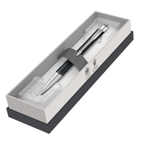 Parker Urban Twist Ballpoint Pen Muted Black with Chrome Trim in Giftbox by Parker at Cult Pens