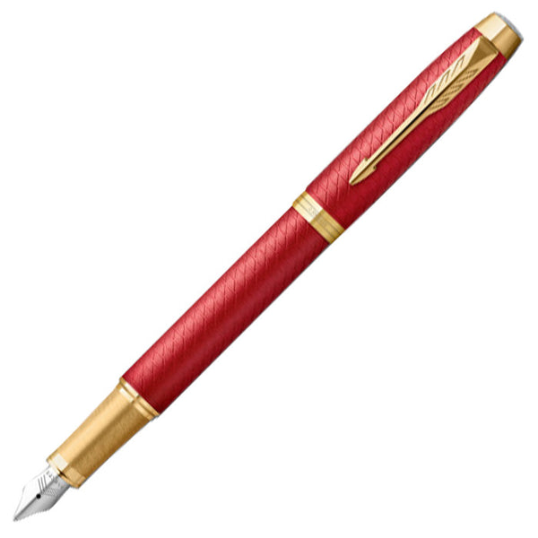 Parker IM Special Edition Füllfederhalter Red Ignite – Feine Feder, Geschenkbox, Aus Metall