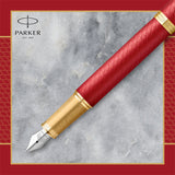 Parker IM Premium Fountain Pen Red by Parker at Cult Pens