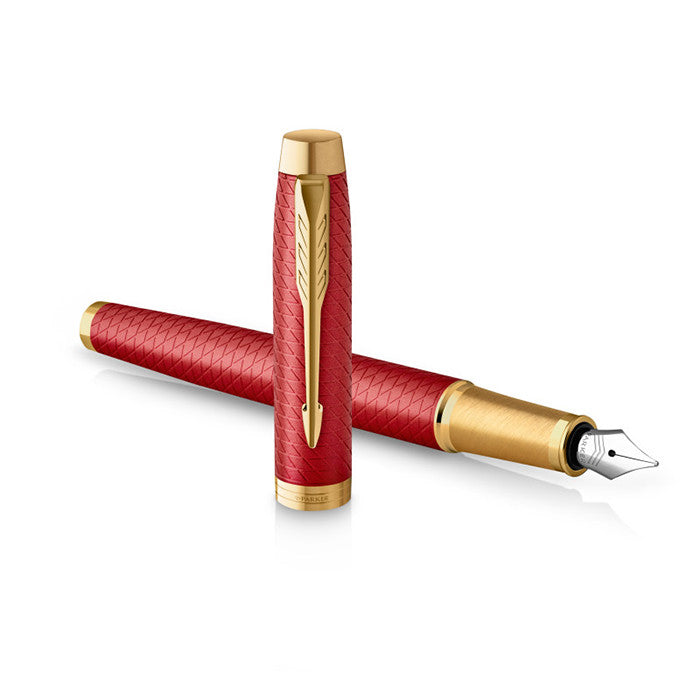 Parker IM Premium Fountain Pen Red by Parker at Cult Pens