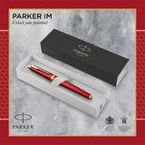 Parker IM Premium Fountain Pen Red by Parker at Cult Pens