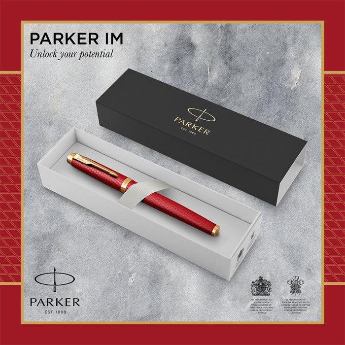 Parker IM Premium Fountain Pen Red by Parker at Cult Pens