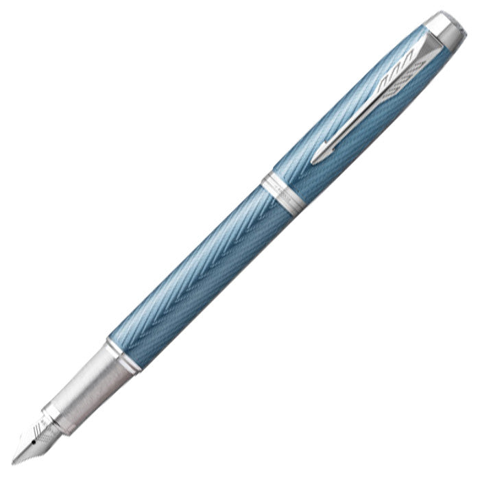 Parker IM Premium Fountain Pen Blue Grey by Parker at Cult Pens