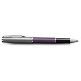 Parker Sonnet Sand Blasted Metal Rollerball Pen Violet by Parker at Cult Pens