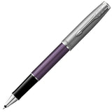 Parker Sonnet Sand Blasted Metal Rollerball Pen Violet by Parker at Cult Pens