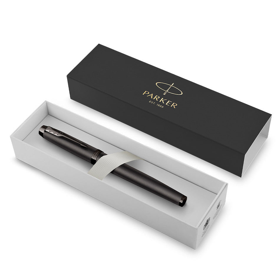 Parker IM Monochrome Titanium Fountain Pen by Parker at Cult Pens