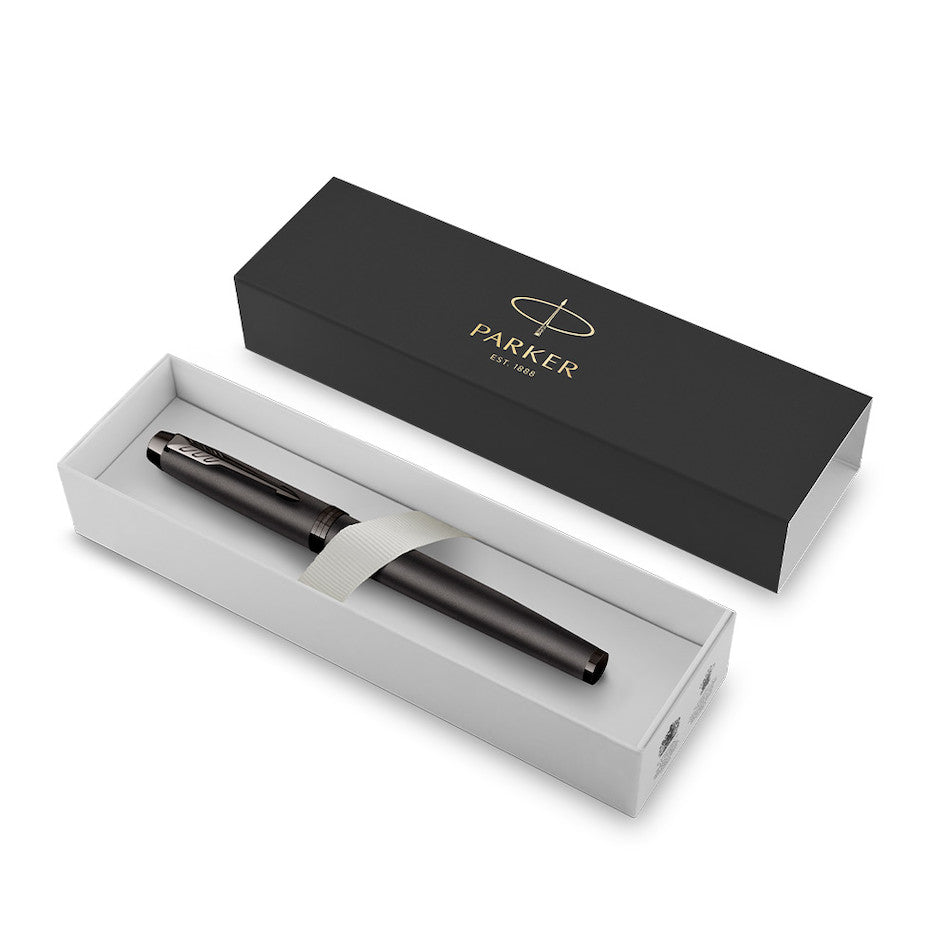 Parker IM Monochrome Titanium Rollerball Pen by Parker at Cult Pens