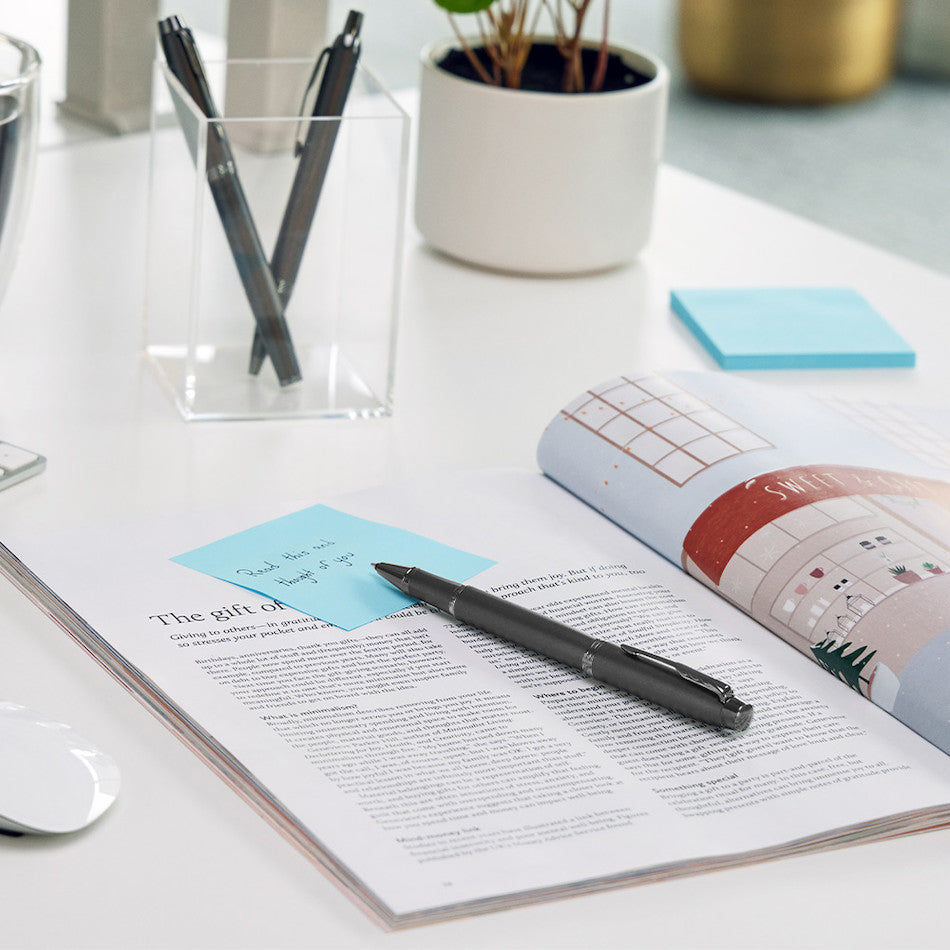 Parker IM Monochrome Titanium Rollerball Pen by Parker at Cult Pens