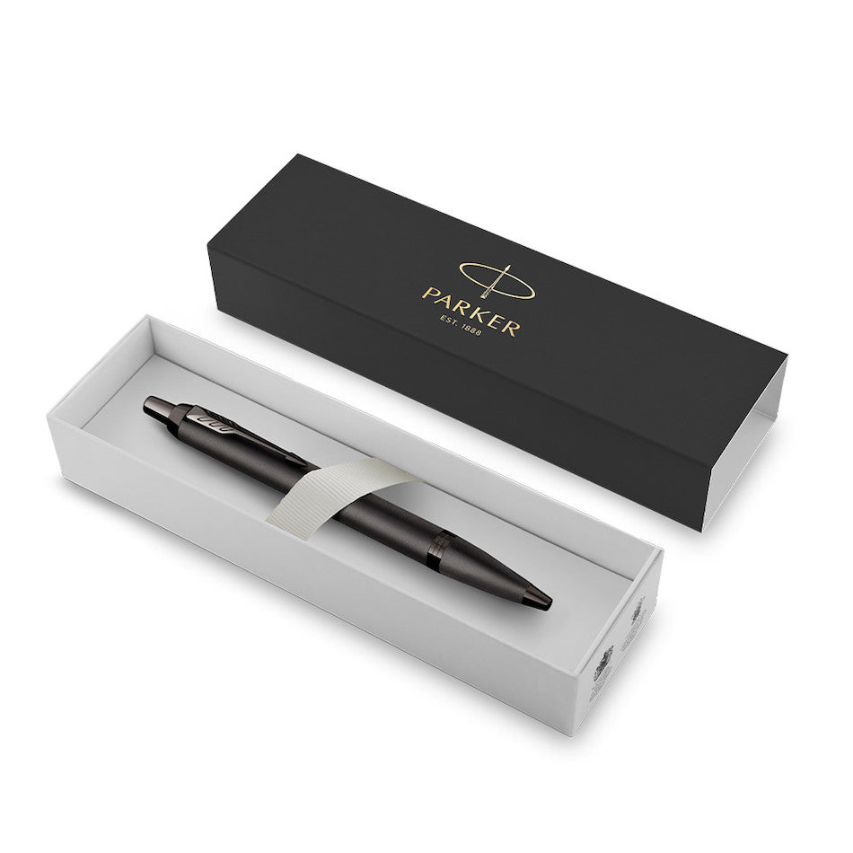 Parker IM Monochrome Titanium Ballpoint Pen by Parker at Cult Pens
