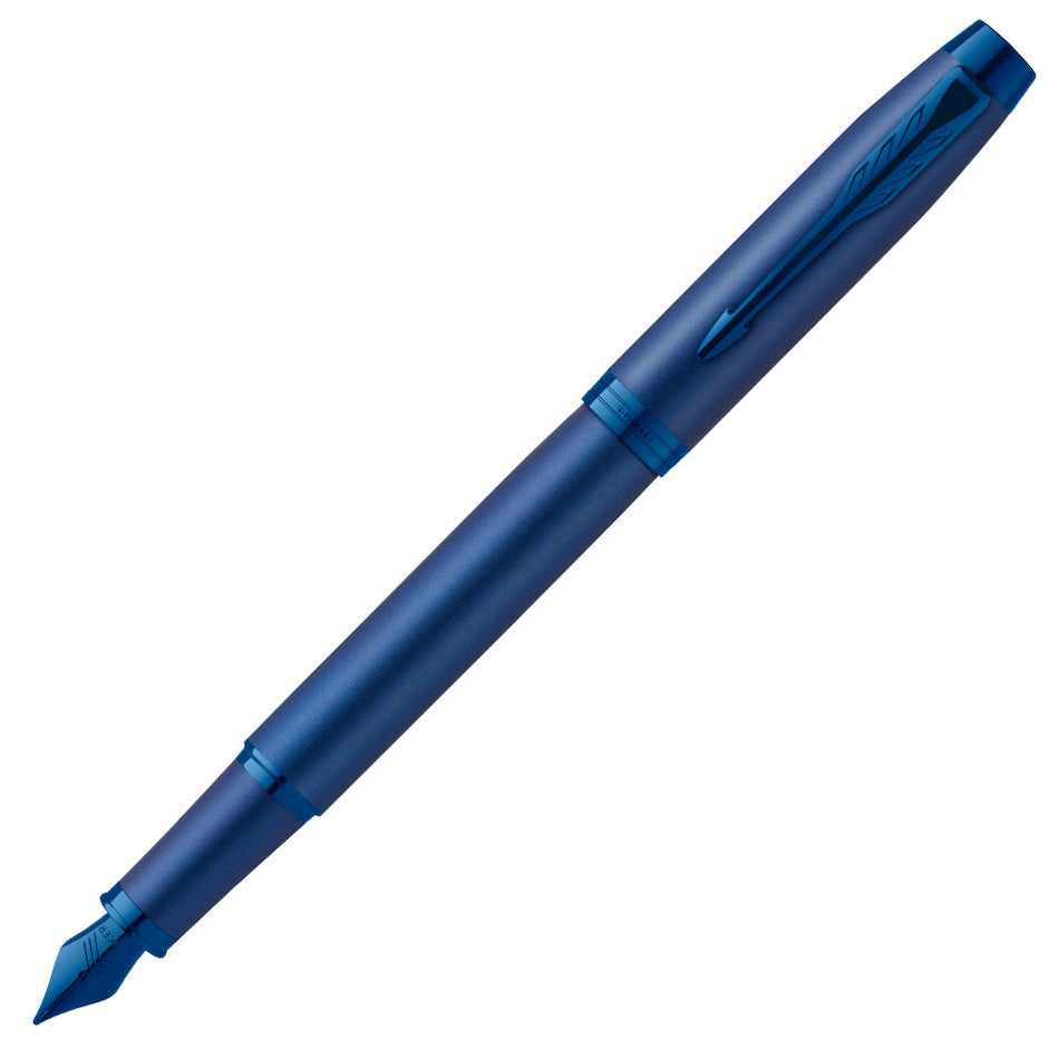 Parker IM Monochrome Blue Fountain Pen by Parker at Cult Pens