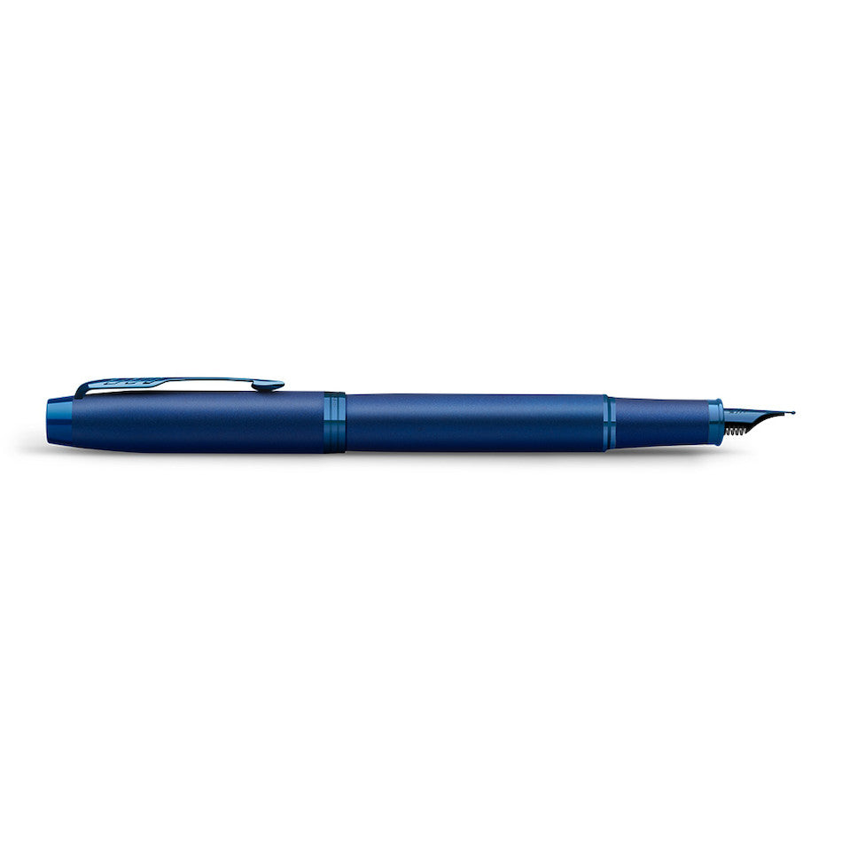 Parker IM Monochrome Blue Fountain Pen by Parker at Cult Pens