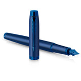 Parker IM Monochrome Blue Fountain Pen by Parker at Cult Pens