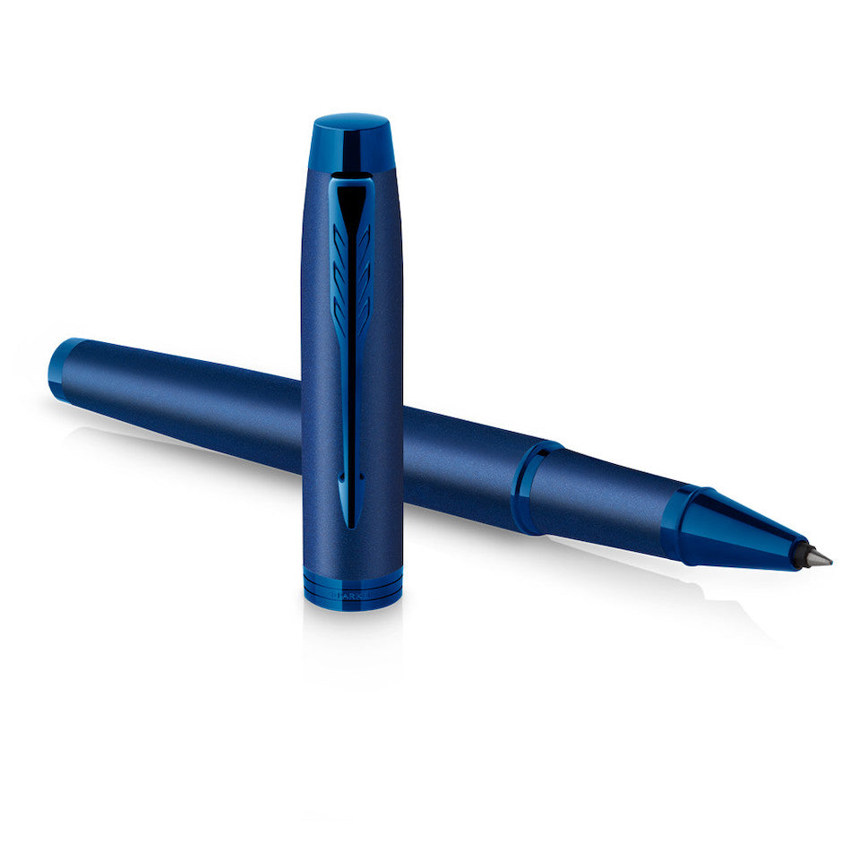 Parker IM Monochrome Blue Rollerball Pen by Parker at Cult Pens