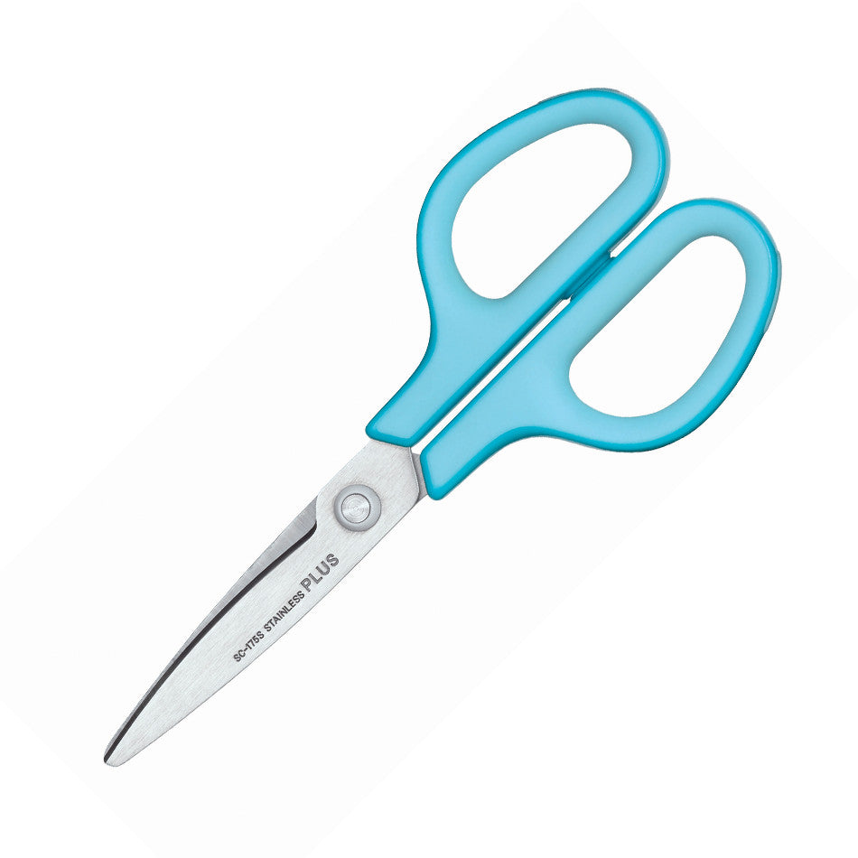 PLUS Fitcut Curve Smart Scissors Stainless Steel Blue by PLUS at Cult Pens