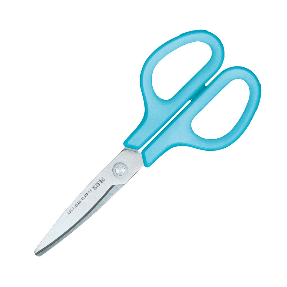 PLUS Fitcut Curve Smart Scissors Stainless Steel Blue Left Handed by PLUS at Cult Pens