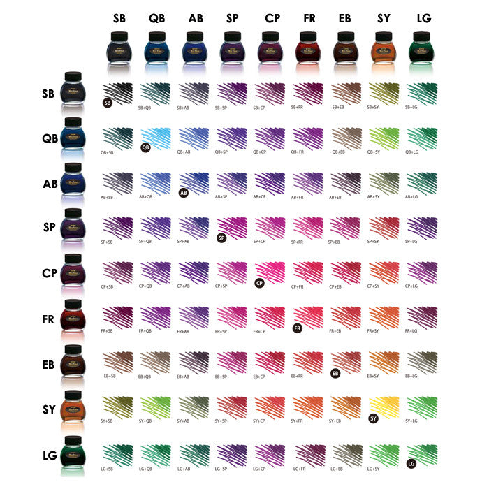 Platinum Mix Free Ink Bottle 60ml by Platinum at Cult Pens