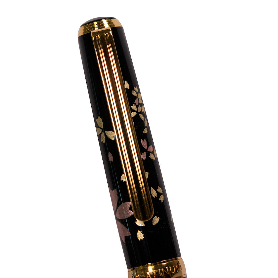 Platinum Kanazawa-Haku Fountain Pen Swirling Petals of Cherry Blossom by Platinum at Cult Pens