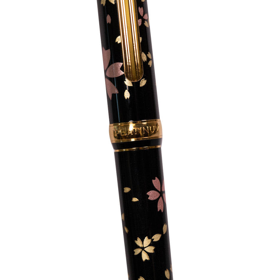 Platinum Kanazawa-Haku Fountain Pen Swirling Petals of Cherry Blossom by Platinum at Cult Pens