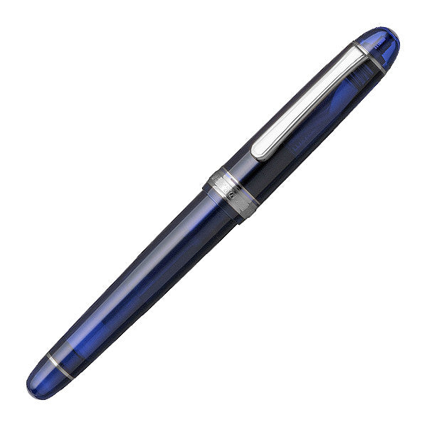 Platinum #3776 Century Fountain Pen Chartres Blue with Rhodium Trim