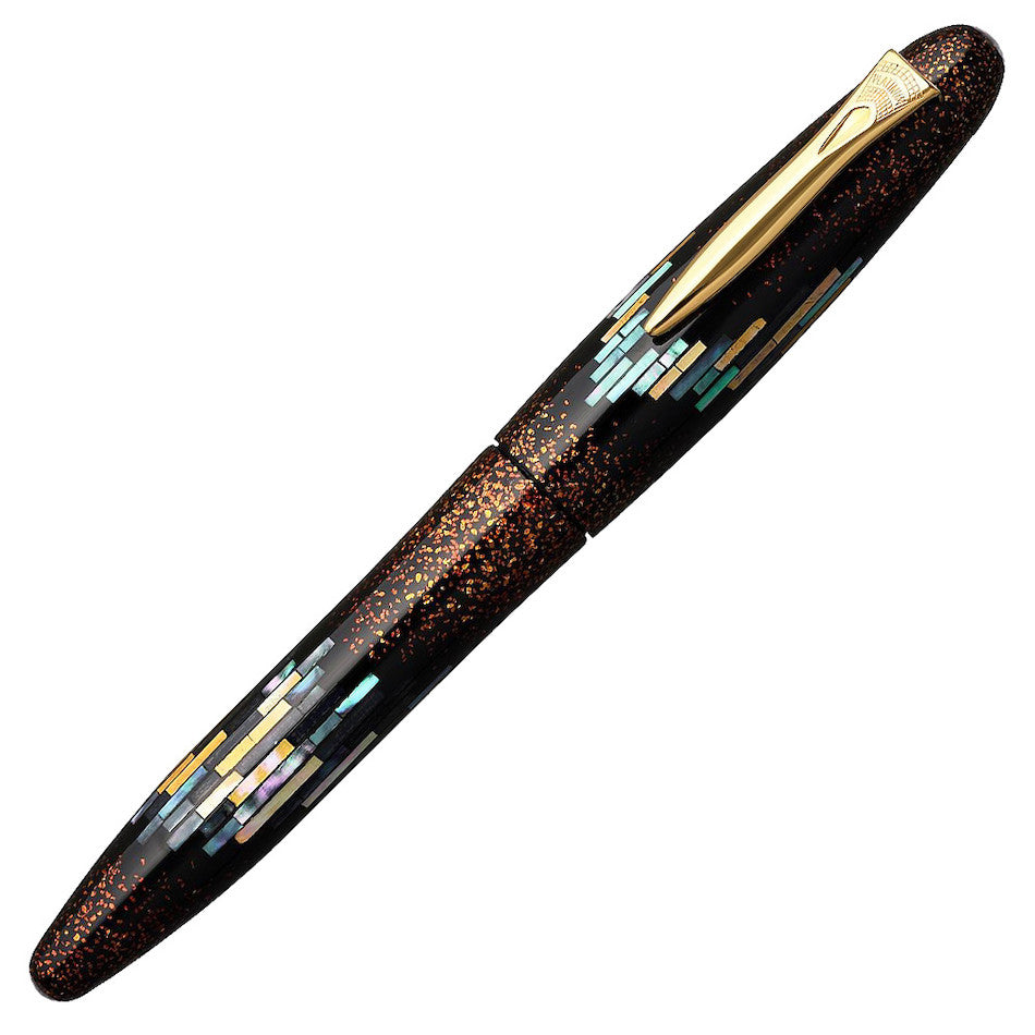 Platinum Izumo Hon-urushi Raden Maki-e Aurora Fountain Pen by Platinum at Cult Pens