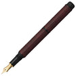 Platinum Izumo Bamboo Gozame Weave Fountain Pen Benikabairo by Platinum at Cult Pens