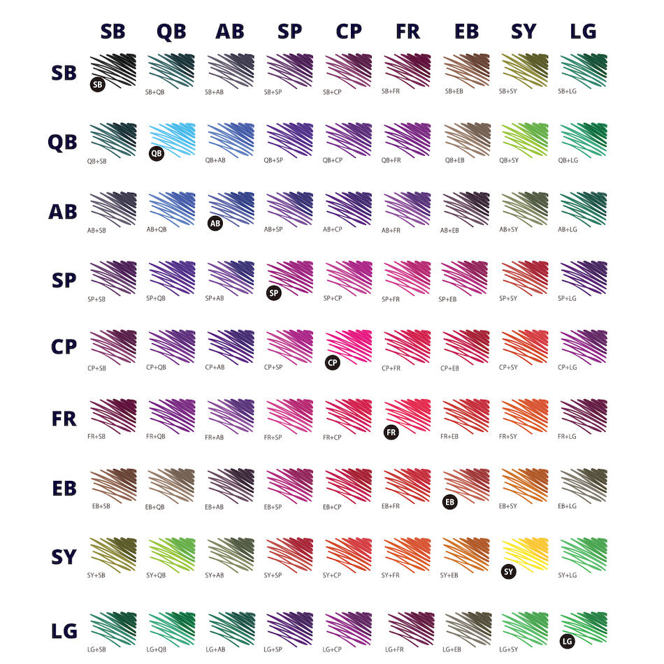 Platinum Mix Free Ink Bottle 20ml by Platinum at Cult Pens