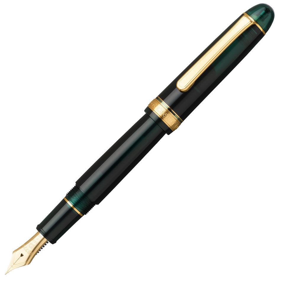 Platinum #3776 Century Fountain Pen Laurel Green with Gold Trim by Platinum at Cult Pens