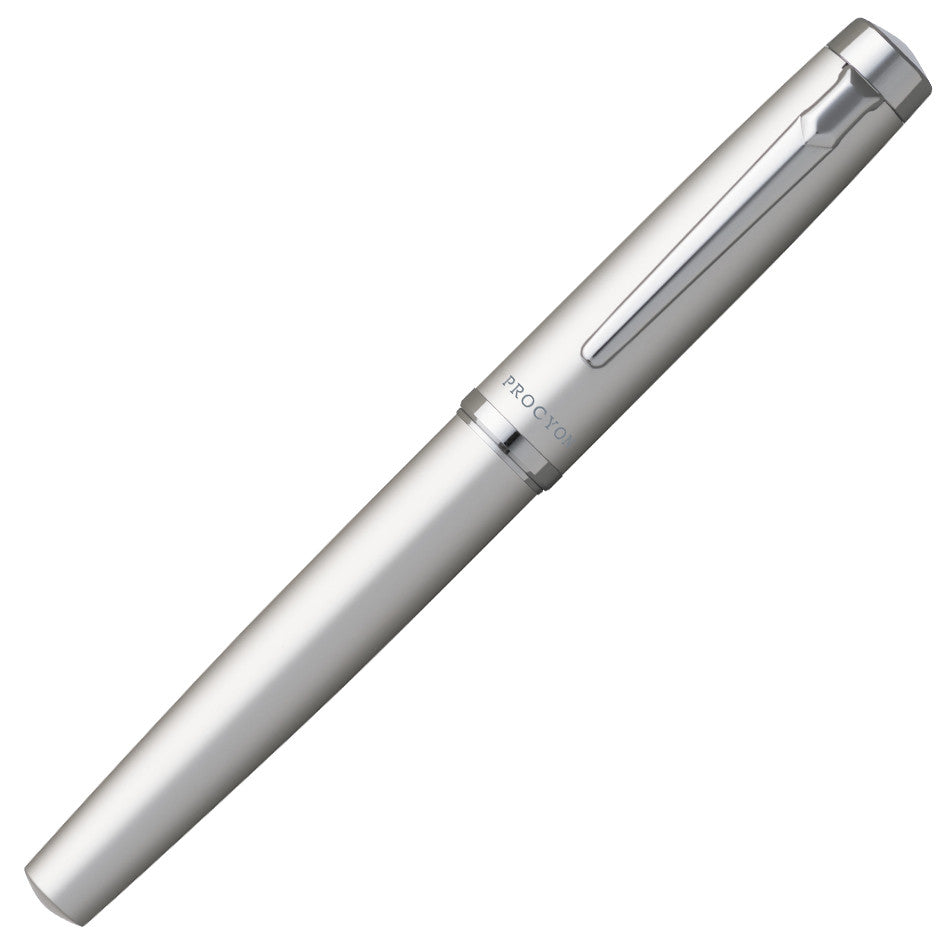 Platinum Procyon Luster Fountain Pen Satin Silver by Platinum at Cult Pens