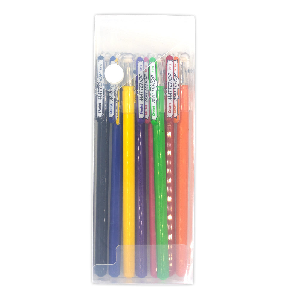 Pentel Mattehop Gel Pen Complete Set by Pentel at Cult Pens