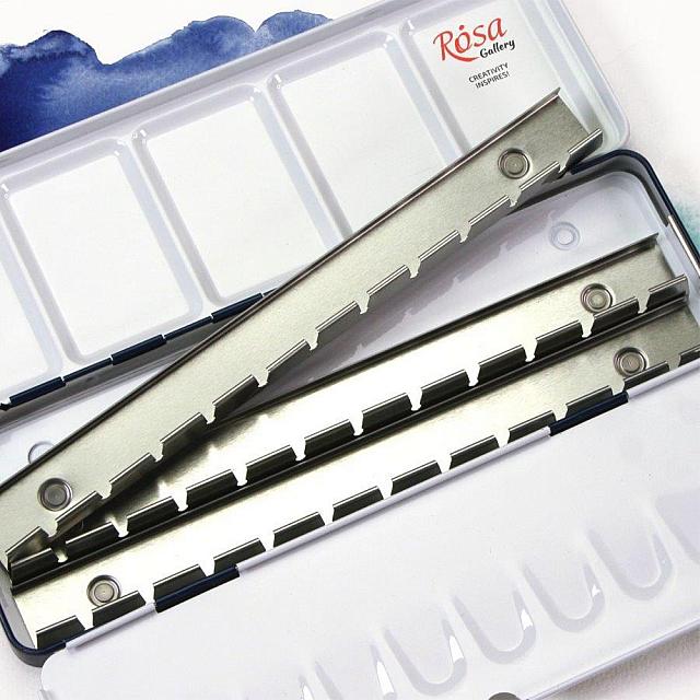 Rosa Empty Metal Case For 21 Watercolour Full Pans by Rosa at Cult Pens