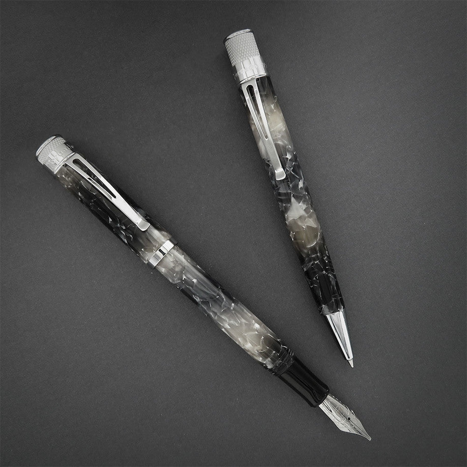 Retro 51 Tornado Acrylic Rollerball Pen Silver Lining by Retro 51 at Cult Pens