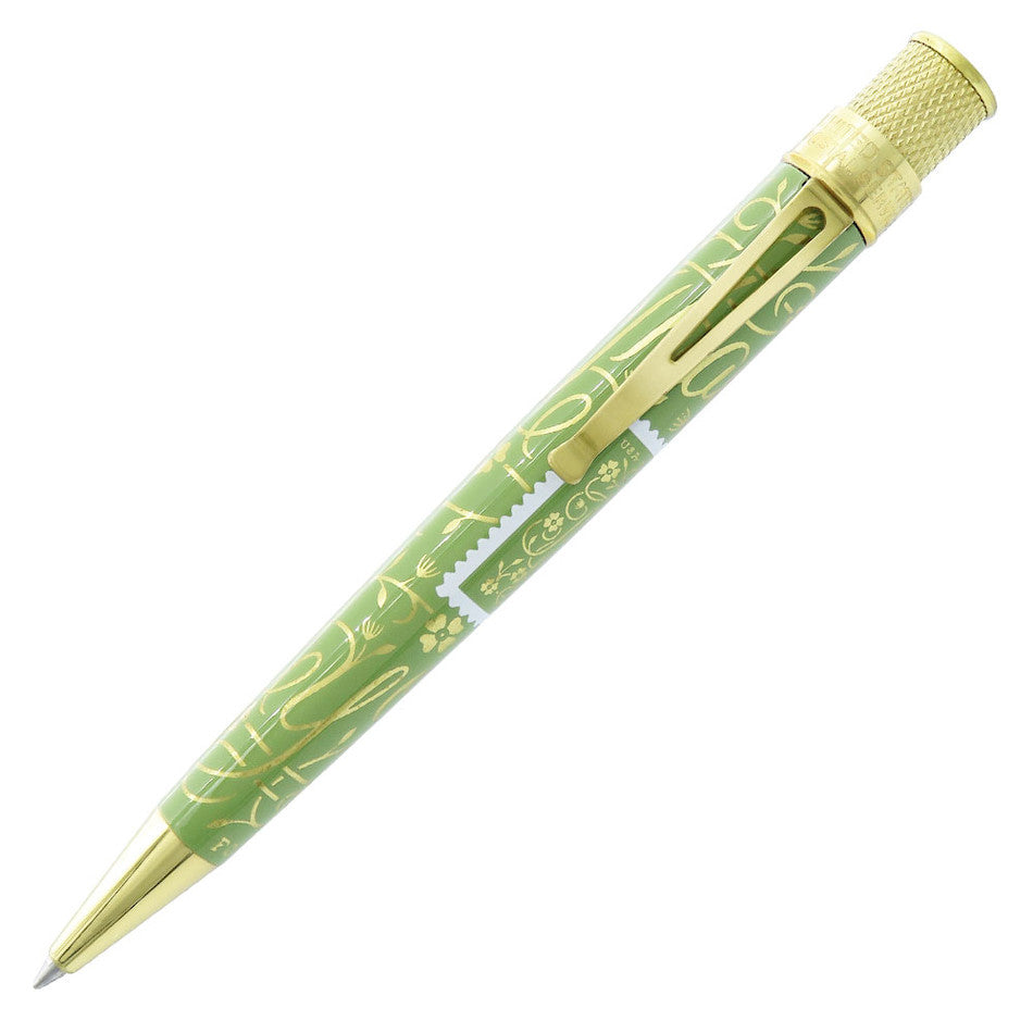 Retro 51 Tornado Rollerball Pen USPS Thank You Muted Green by Retro 51 at Cult Pens