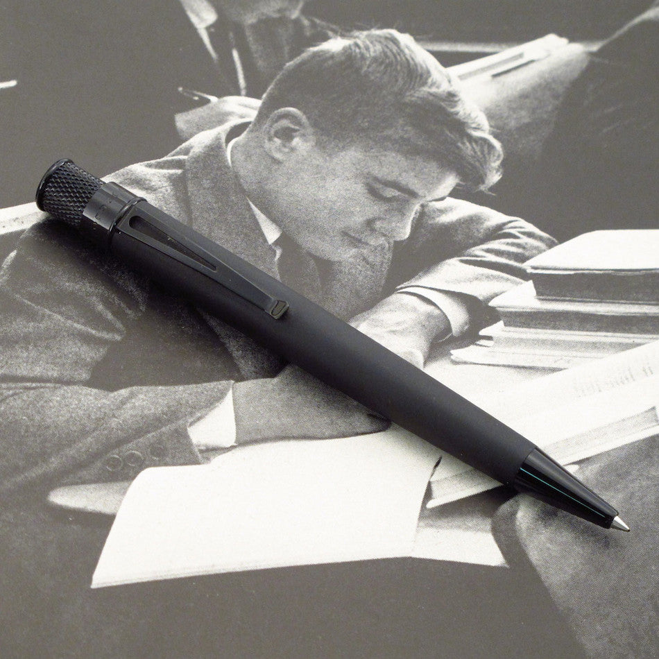 Retro 51 Tornado Vintage Metalsmith Rollerball Pen Stealth by Retro 51 at Cult Pens