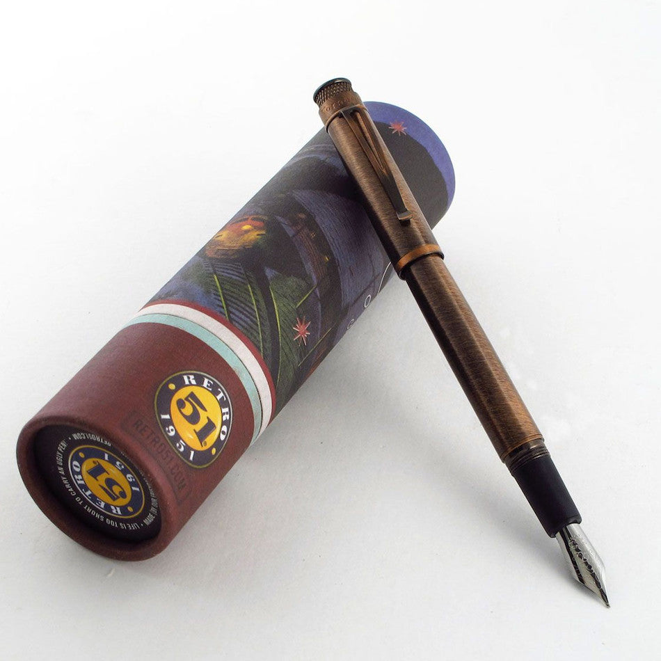 Retro 51 Tornado Fountain Pen Lincoln Antique Copper by Retro 51 at Cult Pens