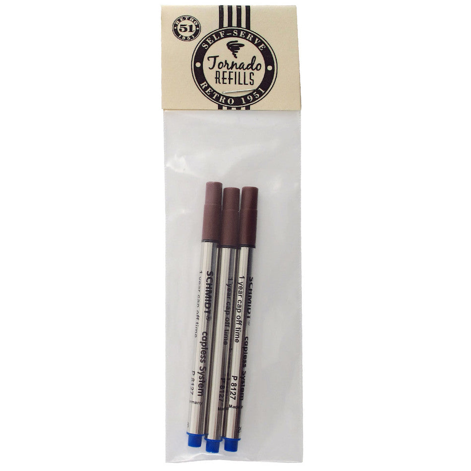 Retro 51 Rollerball Pen Refill 3 pack by Retro 51 at Cult Pens