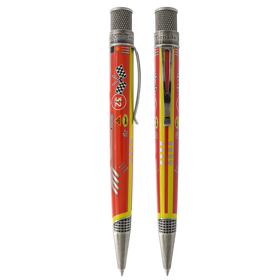 Retro 51 Tornado Popper Rollerball Pen Gymkhana Rallye Red Limited Edition by Retro 51 at Cult Pens