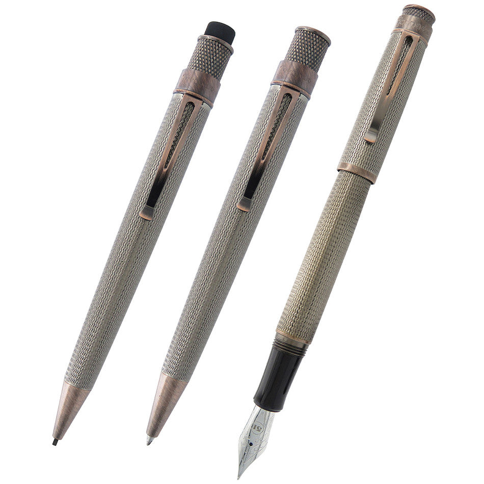 Retro 51 Tornado Fountain Pen Douglass 3 Piece Gift Set by Retro 51 at Cult Pens