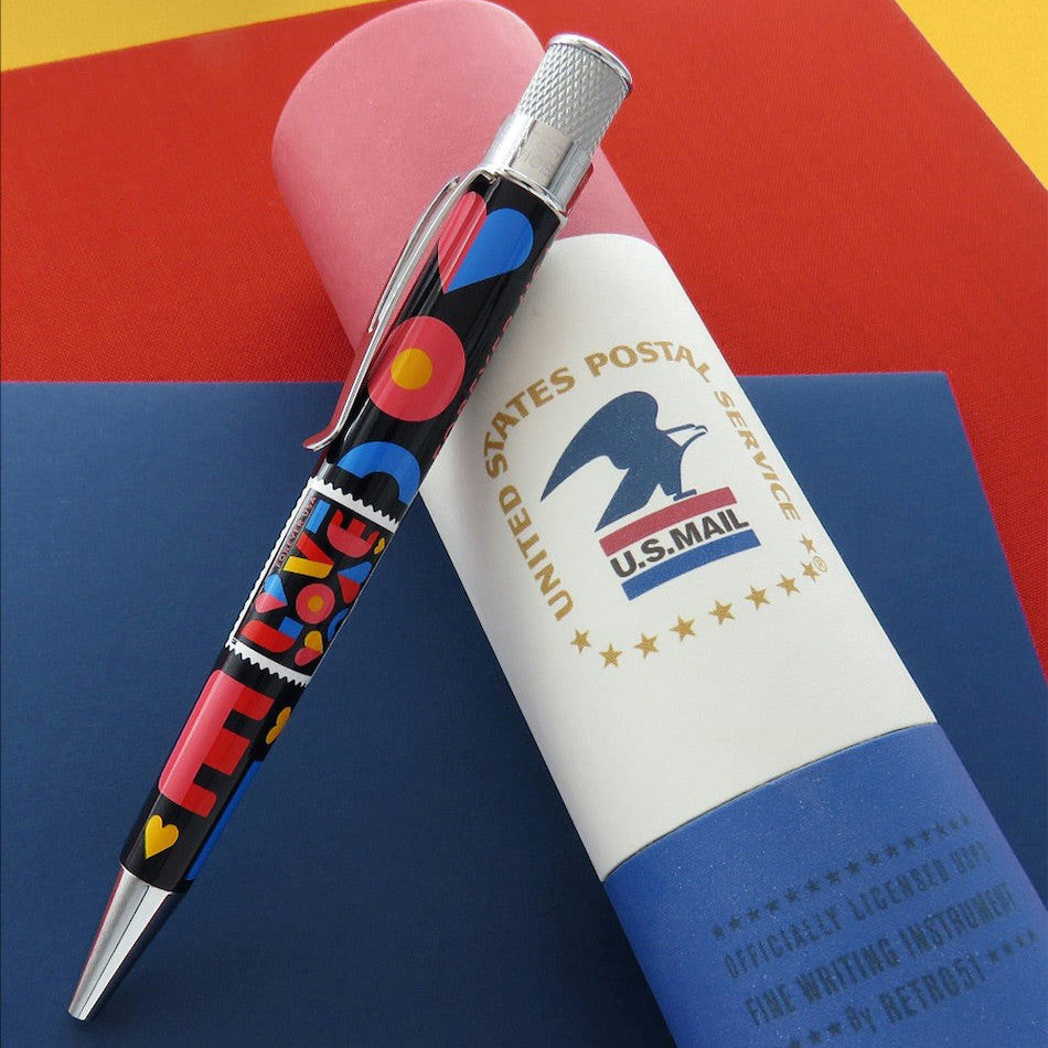 Retro 51 Tornado USPS Rollerball Pen Lovestamp by Retro 51 at Cult Pens