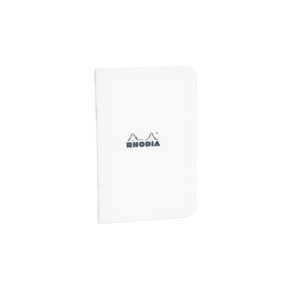 Rhodia Classic Stapled Notebook 75 x 120 White by Rhodia at Cult Pens