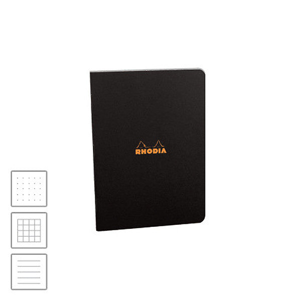 Dmodia Notebook Rhodia Classic Stapled Notebook A5 (148 x 210) Black