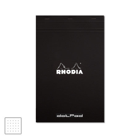 Rhodia dotPad A4+ (210 x 318) Black by Rhodia at Cult Pens