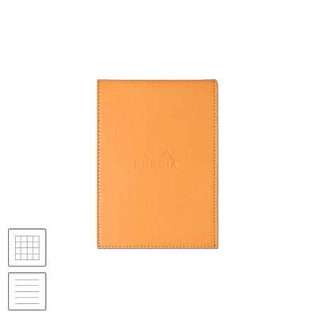 Rhodia ePure Notepad Cover No.13 115 x 158 Orange by Rhodia at Cult Pens