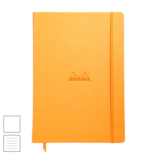 Rhodia 'Webbie' Webnotebook A4 (210 x 297) Orange by Rhodia at Cult Pens
