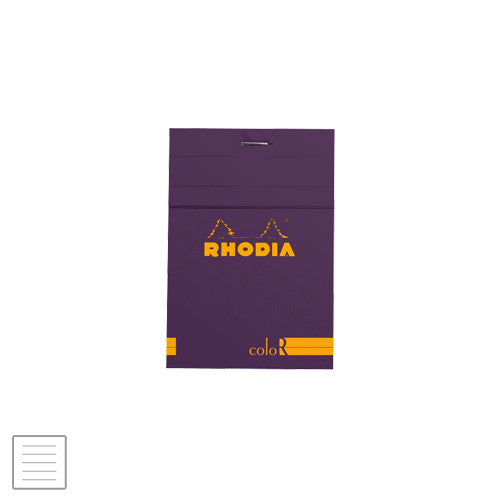 Rhodia R coloR Head-Stapled Notepad No.12 (85 x 120) by Rhodia at Cult Pens