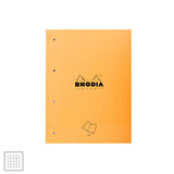 Rhodia Side-Punched Notebook A4+ (210 x 318) by Rhodia at Cult Pens