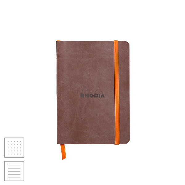 Rhodia Rhodiarama Softcover Notebook A6 (105 x 148) Chocolate by Rhodia at Cult Pens