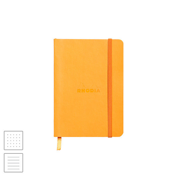 Rhodia Rhodiarama Softcover Notebook A6 (105 x 148) Orange by Rhodia at Cult Pens