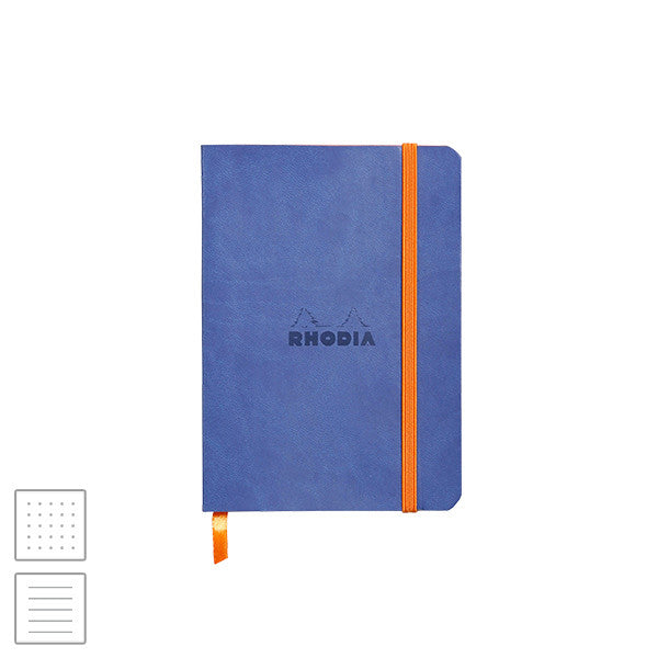 Rhodia Rhodiarama Softcover Notebook A6 (105 x 148) Sapphire Blue by Rhodia at Cult Pens