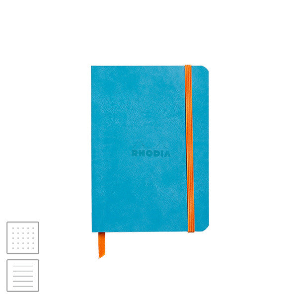 Rhodia Rhodiarama Softcover Notebook A6 (105 x 148) Turquoise by Rhodia at Cult Pens