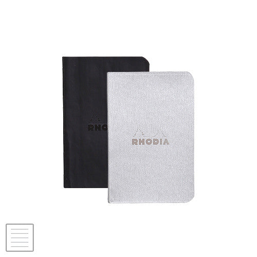 Rhodia Rhodiarama Softcover Notebook Twin Pack A7 (70 x 105) by Rhodia at Cult Pens